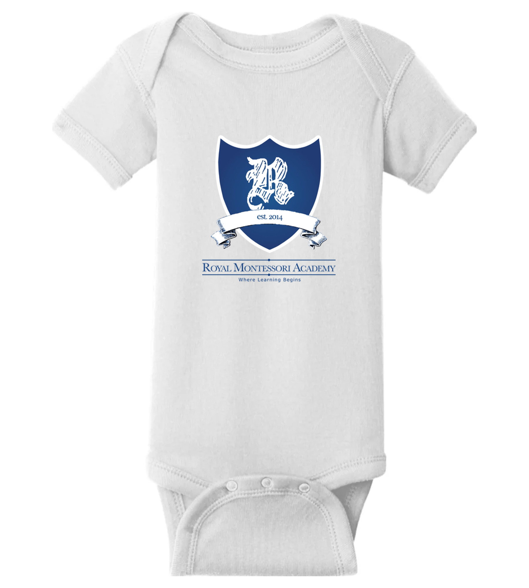 Rabbit Skins Infant Short Sleeve Baby Rib Bodysuit